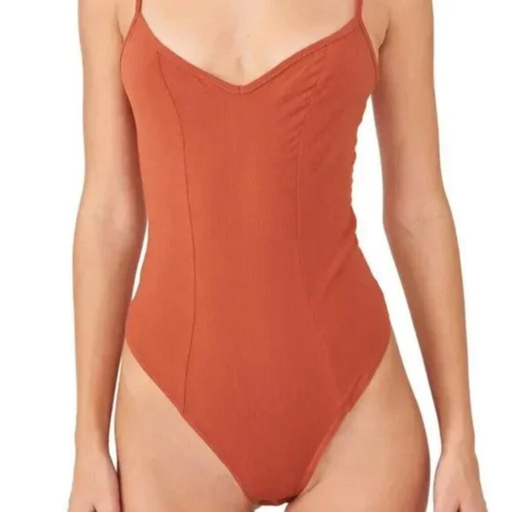 Free People "Last Rose" Bodysuit